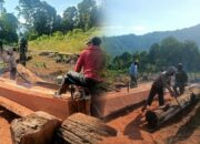 Bakal Masuk TMMD Di Ueesi Koltim, Anggota Kodim Kolaka Siapkan Material Pembangunan Jembatan