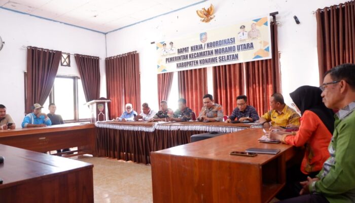 RAPAT PEMANTAPAN PANITIA HUT KE-81 KEMERDEKAAN REPUBLIK INDONESIA TAHUN 2026, KECAMATAN MORAMO UTARA MATANGKAN SELURUH PERSIAPAN KEGIATAN